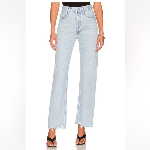 Agolde 90's Pinch Waist Jeans in Imitate- Size 26 - Picture 1 of 14